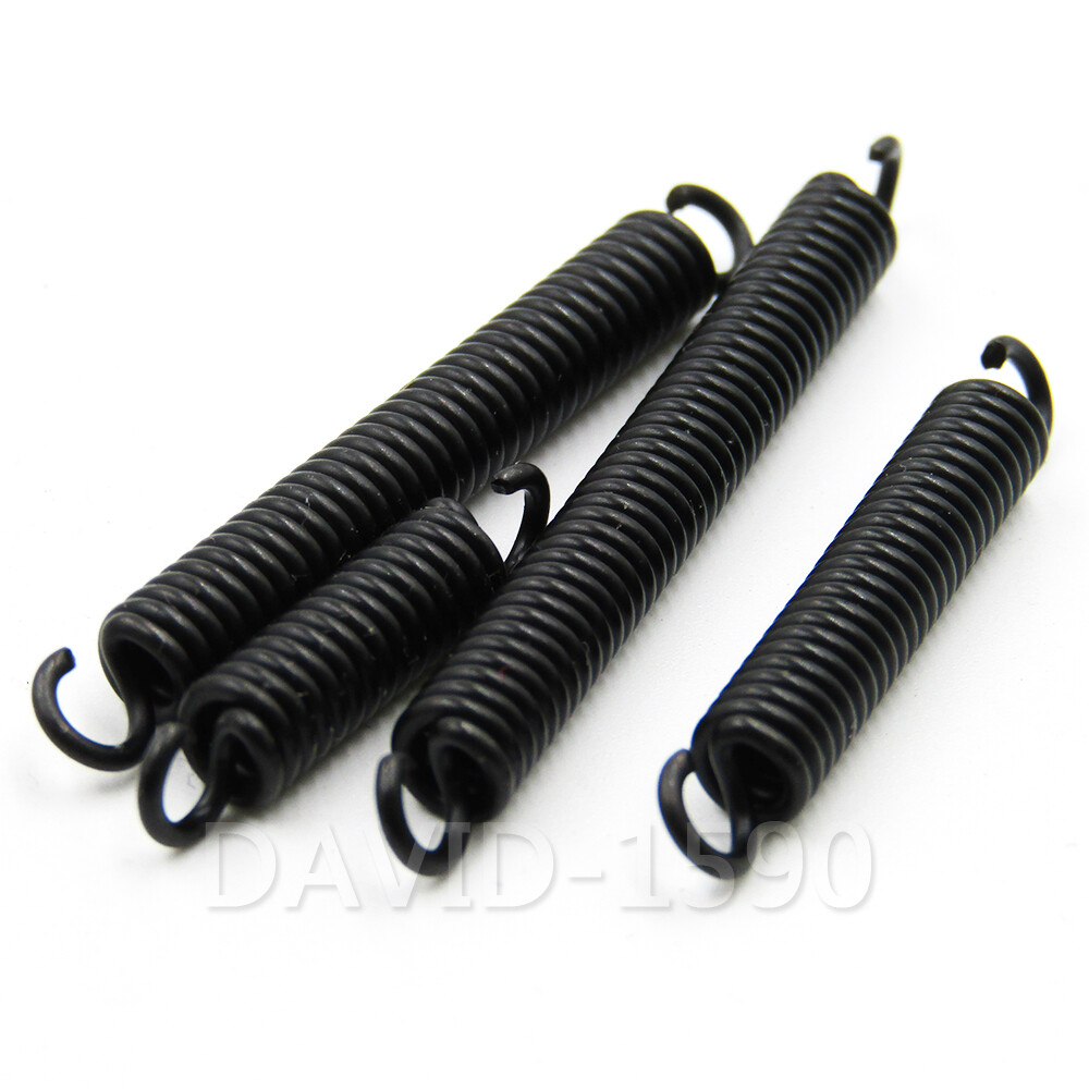 0.3mm Wire Dia. 3mm Outside Dia. Extension Springs Black Oxide Spring Steel