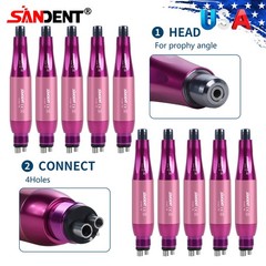 Dental 4:1 Hygiene Prophy Handpiece 4Holes Air Motor NoseCone 360°Swivel SANDENT