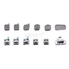Dental Orthodontic Bondable Buccal Tubes/Self Ligating Brackets Roth MBT 022 MIM