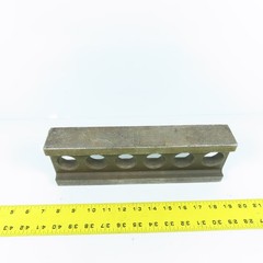 1972 J.G. Pieta 12″L x 4″ x 2″ W Steel Parallel / Riser Machinist Block Vintage