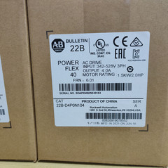Allen-Bradley 22B-D4P0N104 New Allen-Bradley PowerFlex 40 AC Drive PLC US