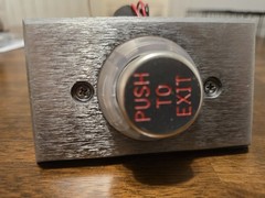 Dortronics Single Gang Heavy Duty Push Button With Pheumatic Timer 750-3000