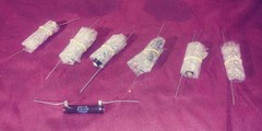 (7pcs) Ohmite B12J12K 12,000 Ohm 12W Witewound Power Resistor