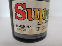 SUPERIOR PRINTING INKS AD-7080 BLACK INK, SUPER TECH OXYBIND PROCESS, NIB
