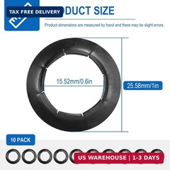 10Pcs Push Nuts for 5/8″ Dolly Wheel Lock Washers Hard-to-Find Spring Steel | Pu