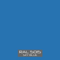 RAL 5015 Sky Blue Powder Coating Paint – New 1LB