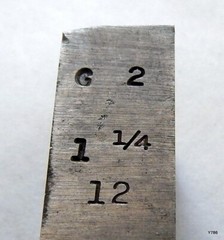 4 PCS 1-1/4″ Pipe Die Bits G1 G2 G3 G4