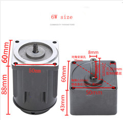 AC Gear Motor Electric Motor Variable Speed Reduction Controller 1:10 135RPM