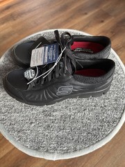 Skechers Work 76551EC ELDRED SR Womens Occupational Shoes Black, Size 7.5, NWT
