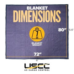 Moving Blankets 80″x72″ MBMEGA85 Mega Mover, (85 lb/doz weight), Professional…