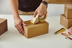 25 Packs Small Shipping Boxes 7X5X4 Inches, Kraft Corrugated Cardboard Boxes,…