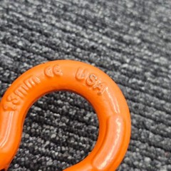 (QTY 4) CM Shackle WLL 3 Ton 1/2″ ERK CE 13mm USA Orange Coating Shackle