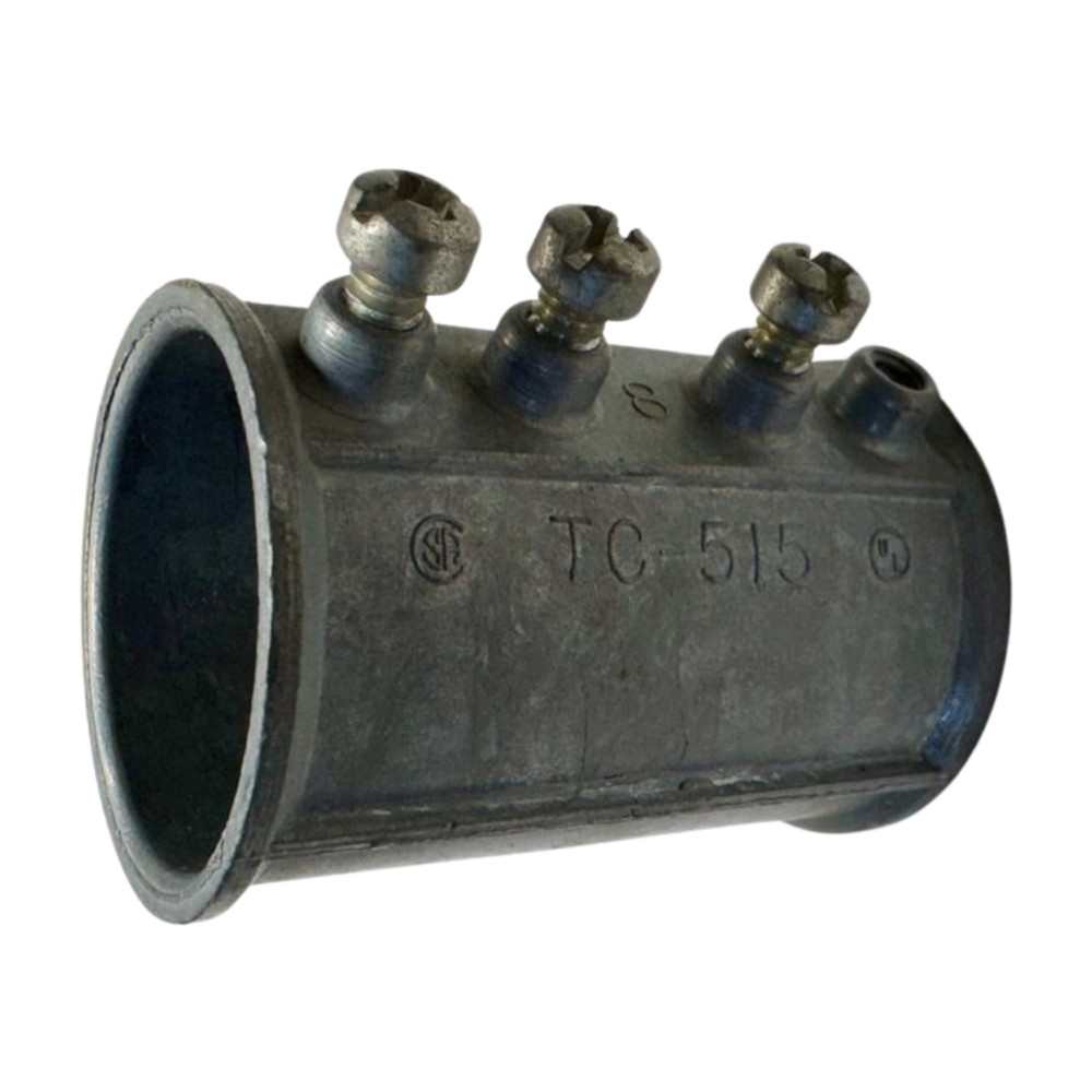 NEER TC-515 Set Screw Conduit Coupling Connector 1-1/2″ DIE Cast Zinc EMT