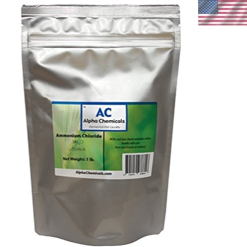 1 lb Ammonium Chloride – High-Quality Fertilizer Grade Powder for Multiple Uses
