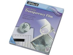 Acco Brands Apollo Laser Jet Printer And Copier Transparency Film 50 Sheets