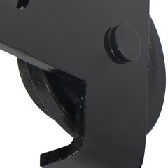 1100lb/0.5t I-Beam Trolley Alloy Steel Double Wheel I-Beam Flange Width 55-135mm