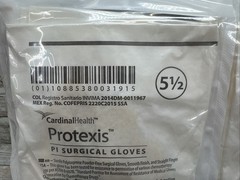 Protexis PI Surgical Gloves Cardinal Health, *22 Pair* Size: 5.5 *See Date*