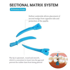 Dental Matrix Bands Ring Palodent V3 Sectional Matrix System Diastema Wedge Kit