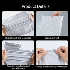 Biodegradable Compostable Poly Mailers Self Sealing Waterproof Shipping Bags
