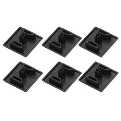 6Pcs V-Slot 4.2mm Hole Dia EU Standard Aluminum Profile End Cap 20x20mm ABS