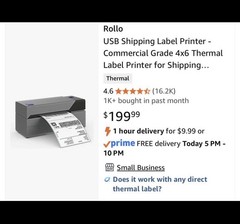 ROLLO Thermal Label Printer X1038 Authentic Direct High Speed Printer – FREE S&H