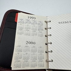 Worthington Pocket Planner Day Runner Floral Personal Organizer Binder 1990s