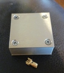 Compac Dev Corp Anodized Aluminum RF Enclosure P/N R51160-075-0 2x2x0.75 Inch