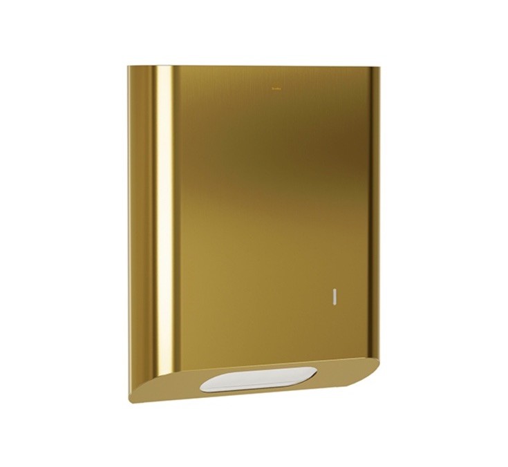 Bradley 2B1-110000-BR Elvari Brushed Brass Paper Towel Dispenser Medium capacity