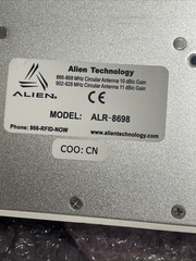 Alien Technology ALR-8698 / 866-868 MHz Circular Antenna