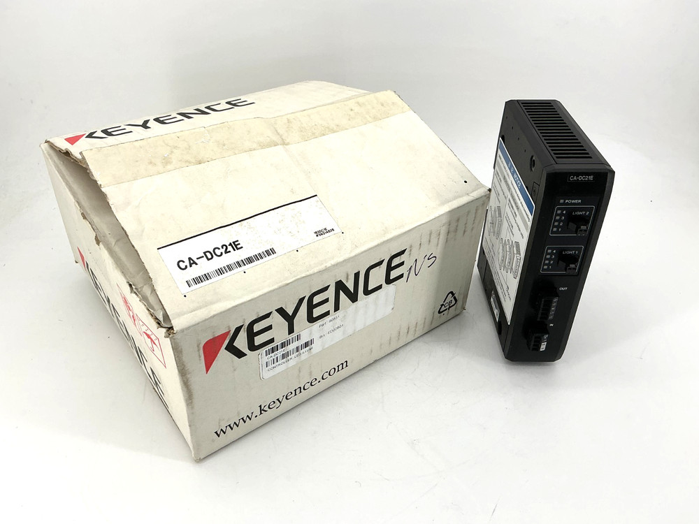 New Keyence CA-DC21E Illumination Expansion Unit 40W 3-6.5A 12-24VDC CADC21E