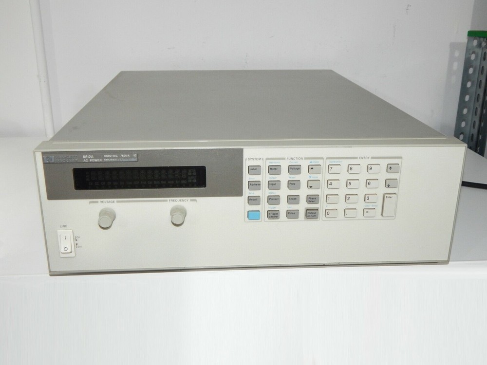 HP 6812A AC Power Source / Analyzer 300Vrms 750VA Single phase DC 45 Hz – 1 kHz
