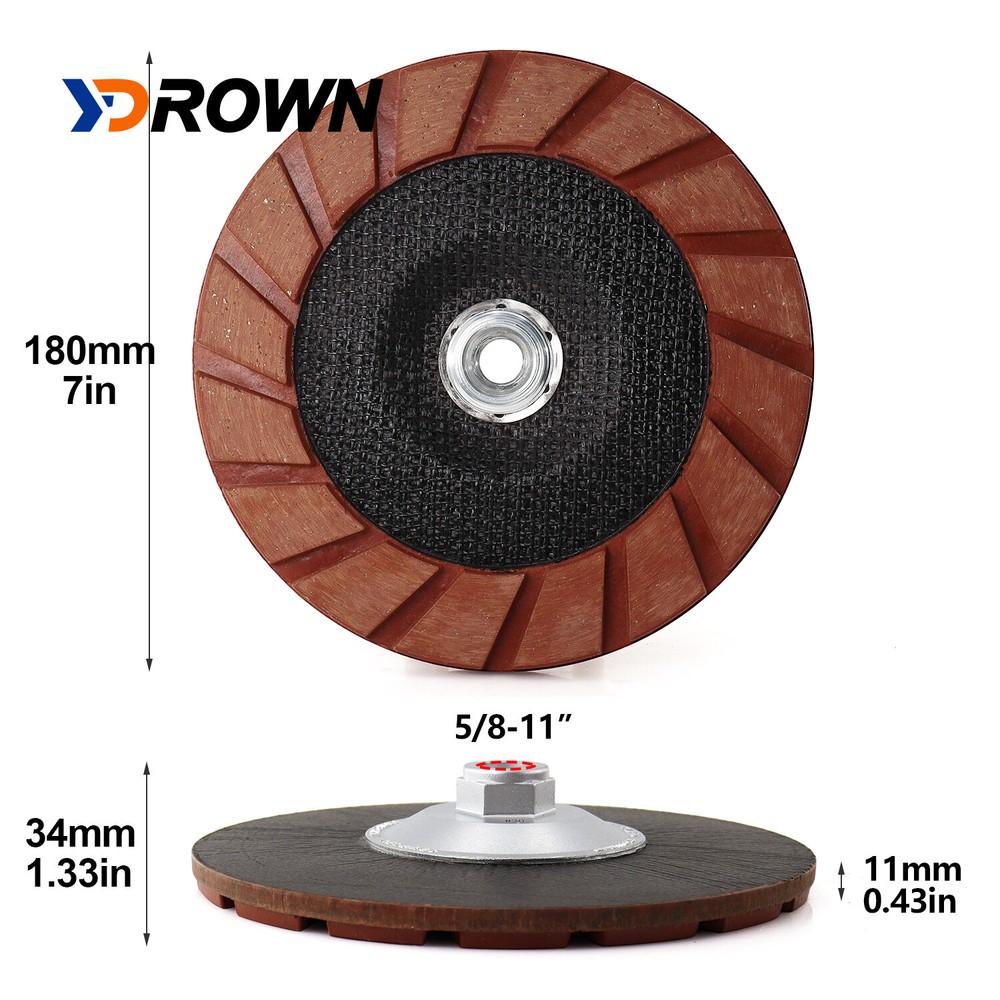 7″Diamond Cup Grinding Wheel Sanding Concrete Marble Angle Grinder Disc Wet