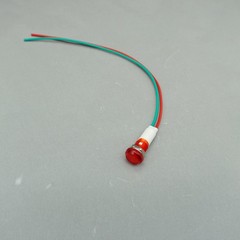 10Pcs 12V DC/AC 10mm RED Panel Mounting LED Indication Signal Pilot Lights USKY3