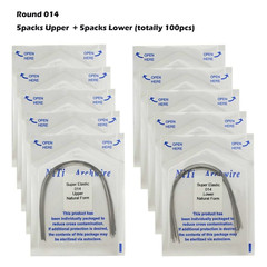 100PCS Dental Orthodontic Niti Arch Wire Natural Form Arches Round Rectangular