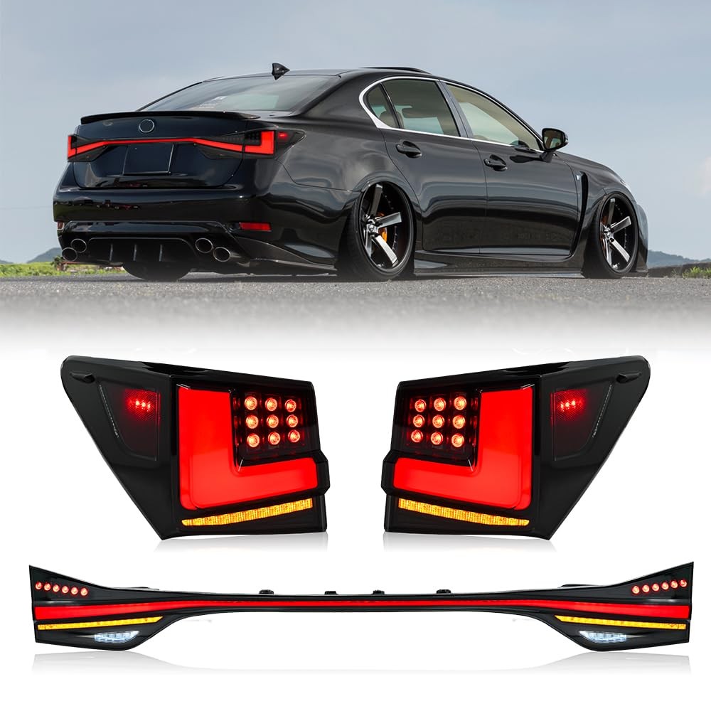 Full LED Sequential Animation Tail Lights 2012-2020 Lexus GS350 GS200t GS250 GSF