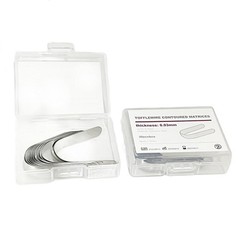 30pcs Dental Tofflemire Contoured Matrices Bands Stainless Premolar Matrix Bands