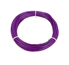 PURPLE Vinyl Coated Wire Rope Cable, 1/16 – 3/32, 7×7: 50, 100, 250 and 500 ft