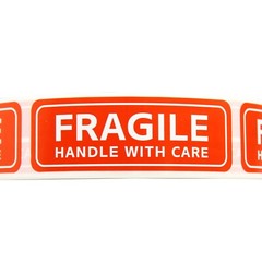 1000 PCS 1″x3″ FRAGILE HANDLE WITH CARE Stickers Labels Easy Peel & Apply 1 Roll