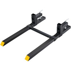 VEVOR 43″ 2000lbs Pallet Fork Clamp On Tractor Forks Adjustable Bucket Forks