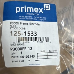 Primex 125-1533 Frame Extender P3000FE-12