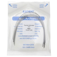 AZDENT Dental Orthodontic Heat Thermal Activated Niti Round Arch Wires All Size