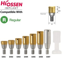 Titanium Dental Overdenture Locator Abutment Fit Multiple Major Implant Systems