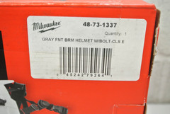 For Milwaukee 48-73-1337 Gray BOLT Front Brim Helmet – Type 2, Class E