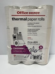 Thermal Paper Roll – 2 1/4 inch x 85 ft (9 count) White