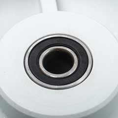 4 Pack Gray 1/2″ Axle Hole Replace Polyurethane 900 Pounds 8″ Caster Wheels