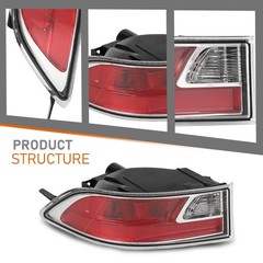 LED Inner Tail Lights Pair For LX GX460 2014-2021 81671-60160 81681-60120 Red