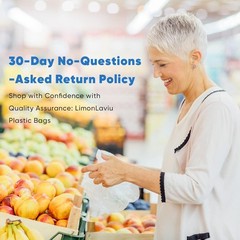 Bulk 100 Plastic Grocery Bags with Handles – Perfect for Small Business & Retail