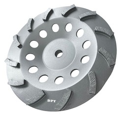 7 In Diamond Turbo Segmented Cup Grinding Wheels Fast Grinding 5/8″-11 threaded
