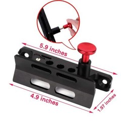 Black Car Fire Extinguisher Mount Bracket Adjustable For Jeep Wrangler JK JL UTV