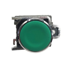 XB4-BA31 Push button metal XB4,green 22mm spring return 1NO unmarked XB4BA31 NEW